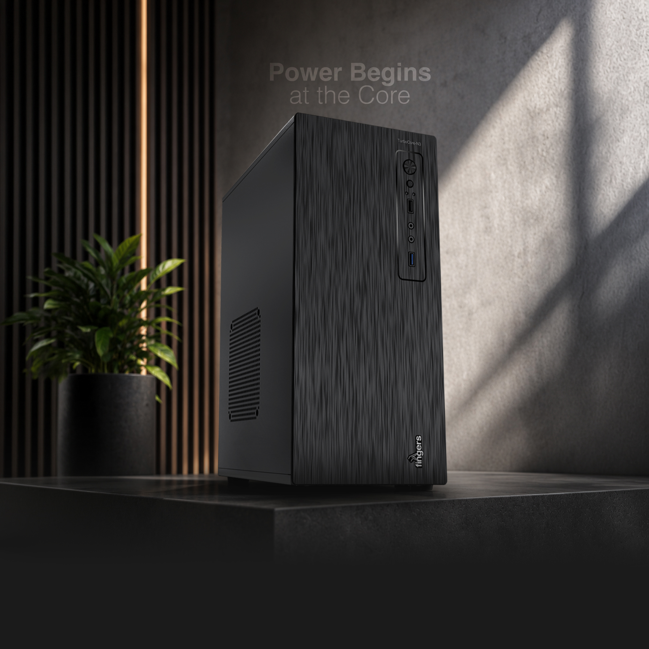 FINGERS TurboCore-N3 Micro-ATX PC Cabinet Showcase