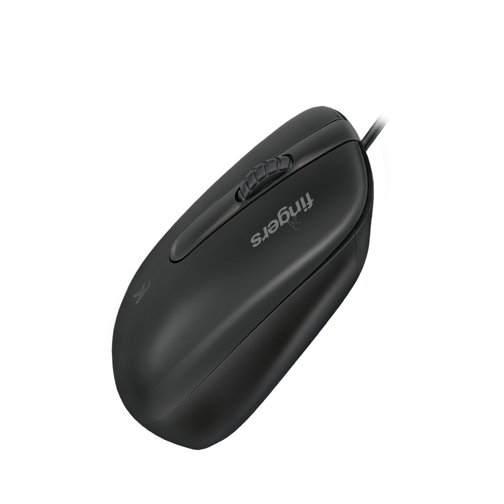 FINGERS MasterHit USB Wired PC Mouse (Advanced Optical Technology, 1200 DPI, Ambidextrous, Plug-n-Play, Windows?, macOS, Linux & Chrome OS) - View 1