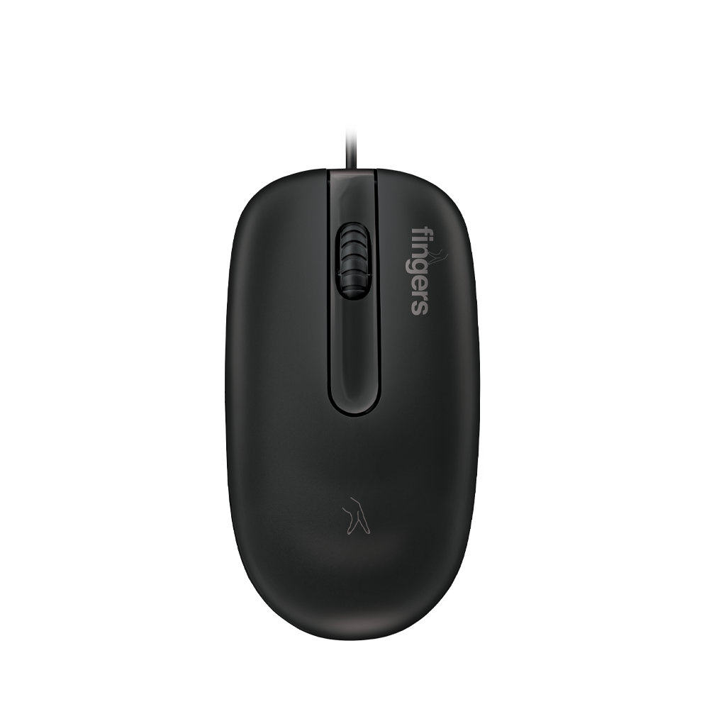 FINGERS MasterHit USB Wired PC Mouse (Advanced Optical Technology, 1200 DPI, Ambidextrous, Plug-n-Play, Windows?, macOS, Linux & Chrome OS) - View 3