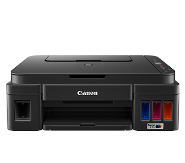 Canon PIXMA MegaTank G2012 All in One (Print, Scan, Copy) Inktank Colour Printer with 2 Additional Black Ink Bottles (Per Black Bottle Yield 6000 Prints and Colour 7000 Prints) for Home/Office - View 