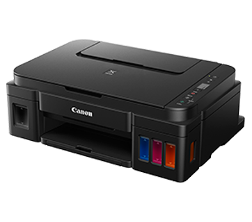 Canon PIXMA MegaTank G2012 All in One (Print, Scan, Copy) Inktank Colour Printer with 2 Additional Black Ink Bottles (Per Black Bottle Yield 6000 Prints and Colour 7000 Prints) for Home/Office - View 