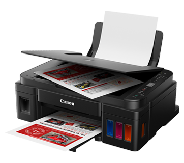 Canon PIXMA G3012 Refillable Ink Tank Wireless All-In-One Printer - View 3